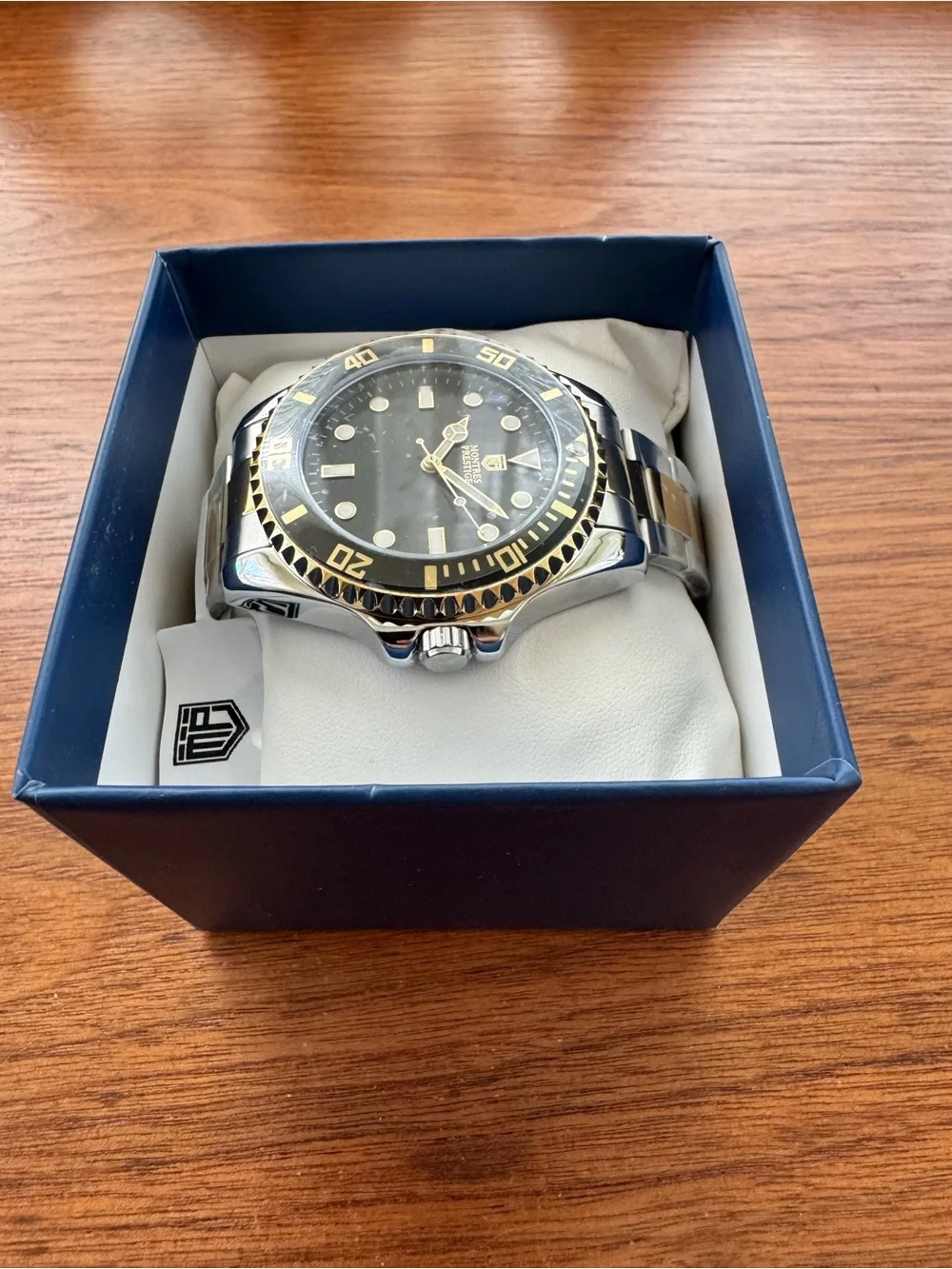 Montres Prestige X Invicta Two-Tone Black Dial Men's Watch